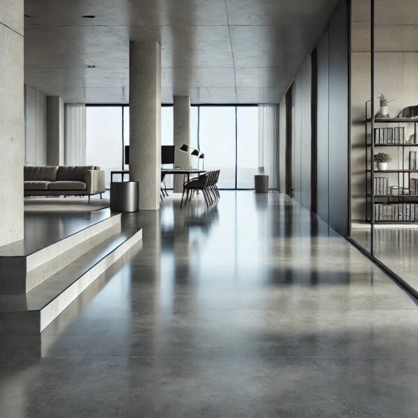 Satin Finish Polished Concrete