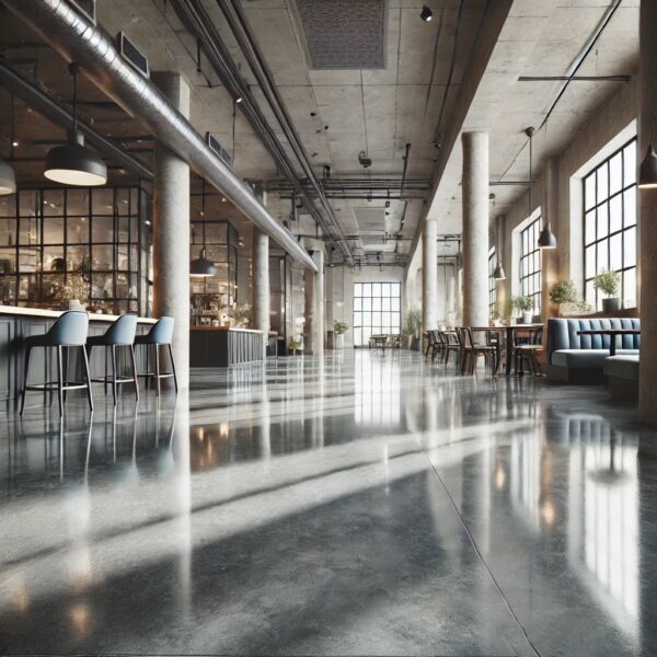 Restaurant Concrete Polishing in Houston