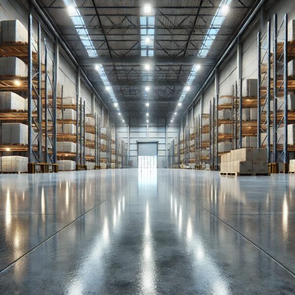 High-Traffic Polished Concrete Floors for Factories